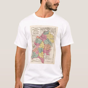 Topografisk kartbok av Maryland län 4 T-shirt