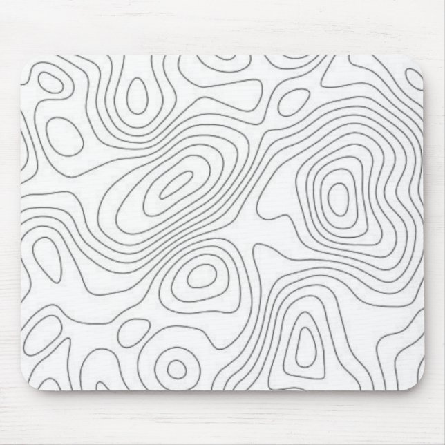 Topografisk musmatta - karttopografi (Framsidan)