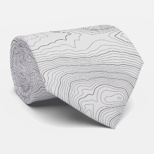 Topografisk tie - Waterville Valley, NH (Black) Slips