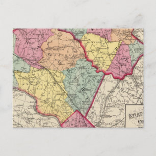 Topografiska atlas av Maryland fylke 2 Vykort