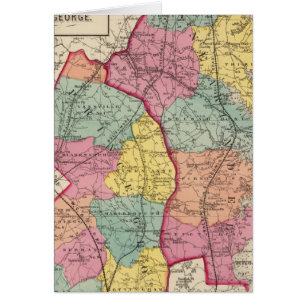 Topografiska atlas av Maryland fylke 4 Hälsningskort