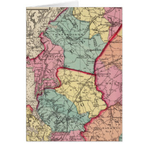 Topografiska atlas av Maryland fylken Hälsningskort