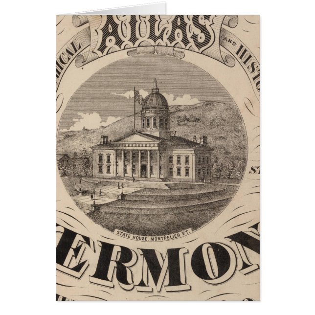 Topografiska atlas hälsningskort (Framsidan)