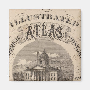 Topografiska atlas magnet