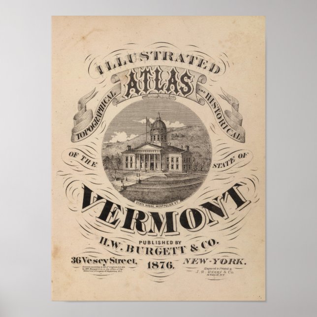 Topografiska atlas poster (Framsidan)