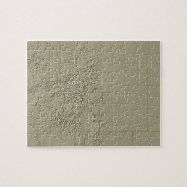 Topografiska Karta i Colorado Pussel (Horisontell)