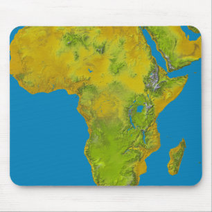 Topographic beskåda av afrika musmatta