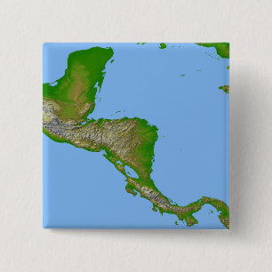 Topographic beskåda av Central America Knapp