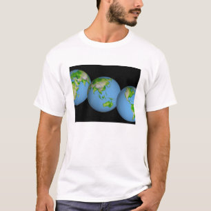 Topographic beskådar av världen tröja