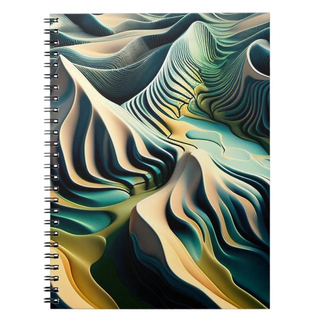 Topographic Currents Anteckningsbok (Framsidan)