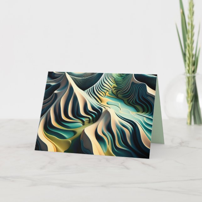 Topographic Currents Inbjudan (Framsida)