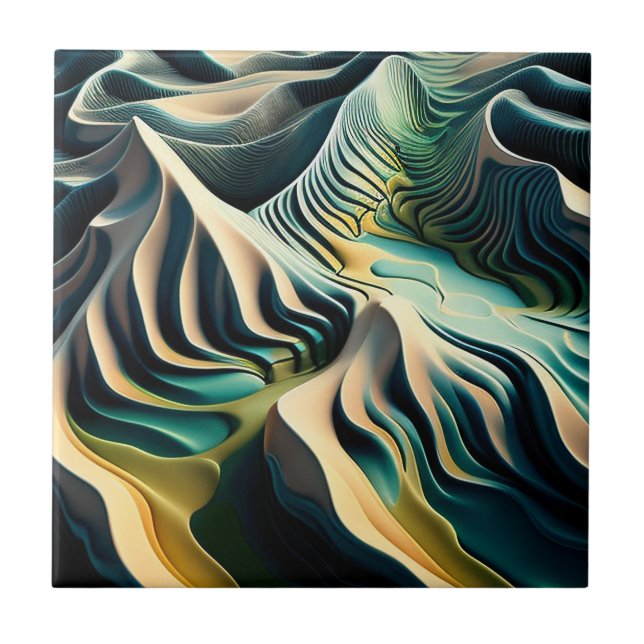 Topographic Currents Kakelplatta (Framsidan)