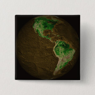 Topographic karta av jord knapp