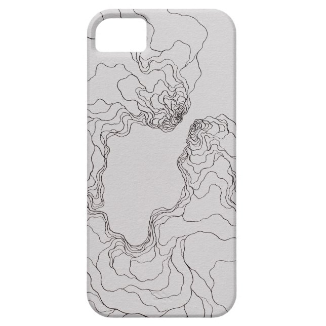 (topographic) nybörjare Case-Mate iPhone skal (Baksidan)