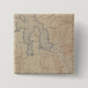Topography Karta, Yellowstone National Part, Wyomi Knapp