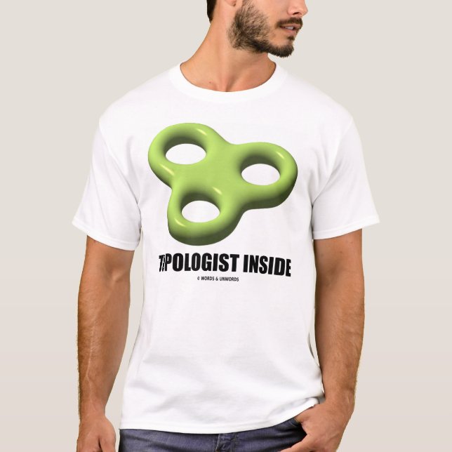Topologist insida (trefaldiga torus) tee (Framsida)