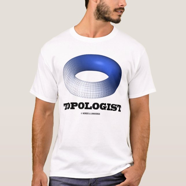 Topologist (torus) t-shirt (Framsida)