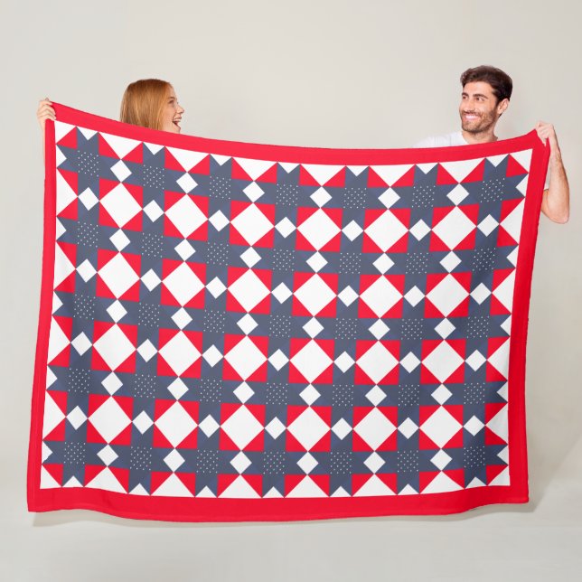 Topp Americana Shower Fleece Blanket (På plats)