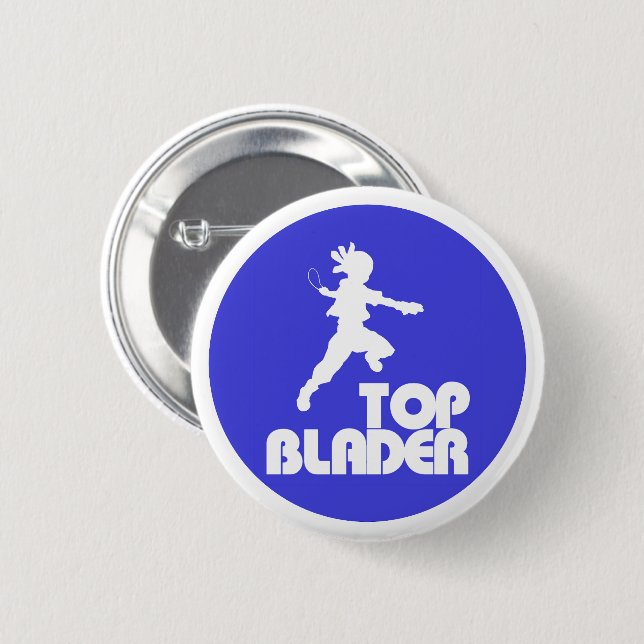Topp Blader Pin! Knapp (Framsida & baksida)