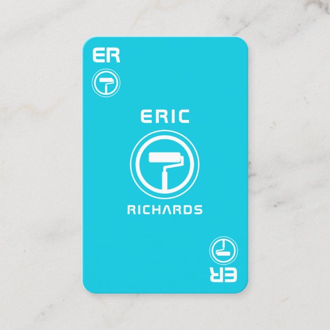 Topp- kort för målare (Framsida)