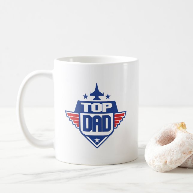 Topp Pappa Flygplan Kaffemugg (Med munk)