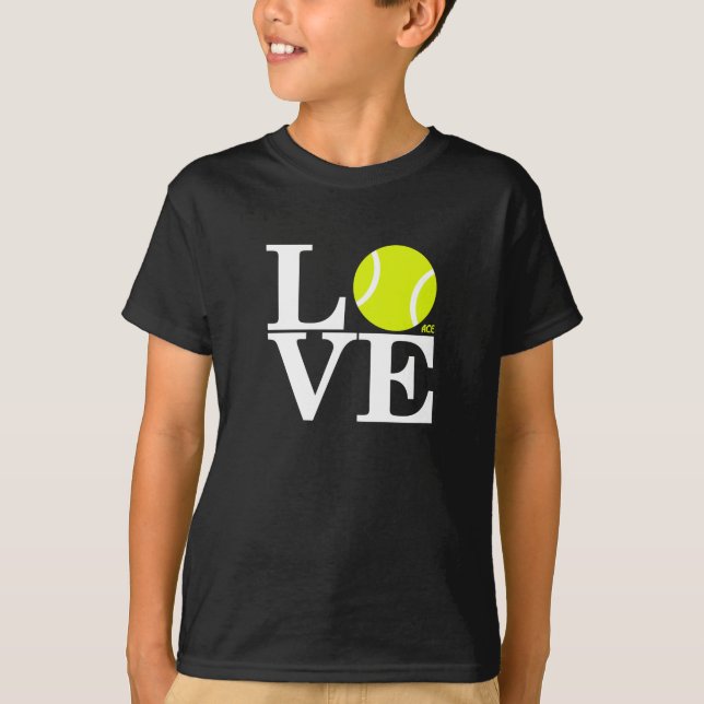 Topp- tennisKÄRLEK Tee (Framsida)