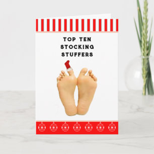 Topp tio julstrumpor helgkort