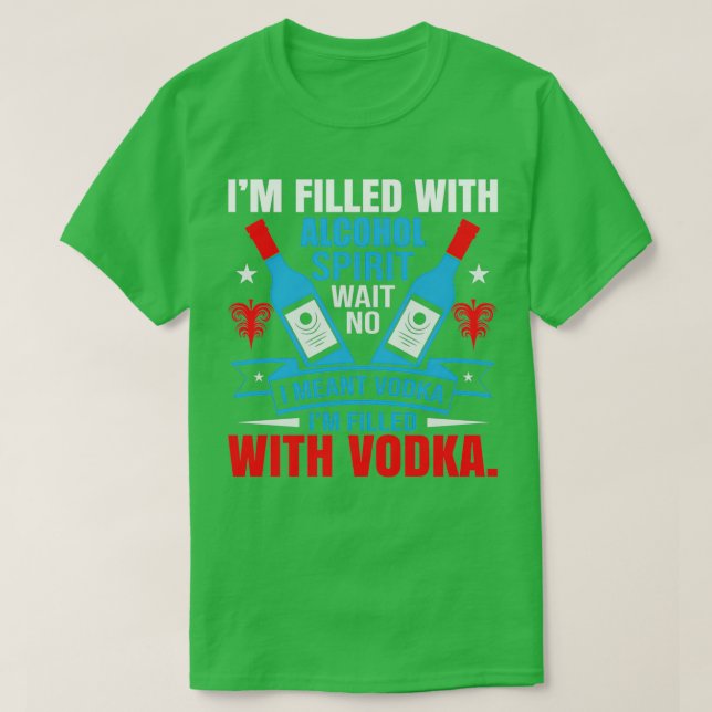Toppad med vodka t shirt (Design framsida)