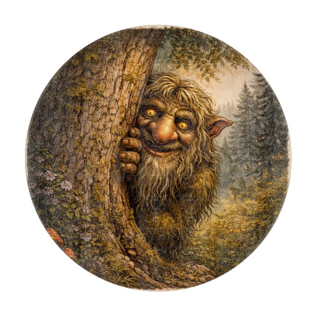 Toppande Norsk Troll, Skärbräda (Framsidan)