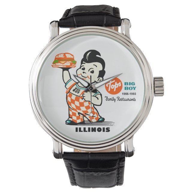 Toppar Big Boy Restaurants of Illinois Armbandsur (Framsida)