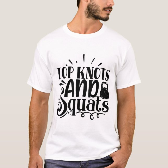 Toppar och fyrkanter t shirt (Framsida)
