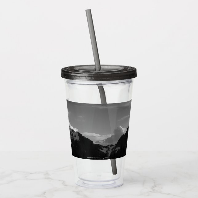 Toppar och moln take away mugg (Vänster)