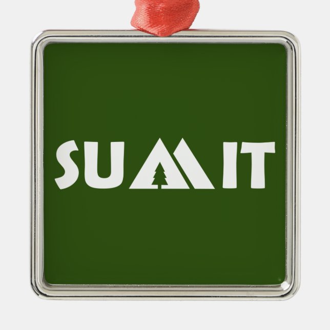 Toppberg Julgransprydnad Metall (Framsidan)