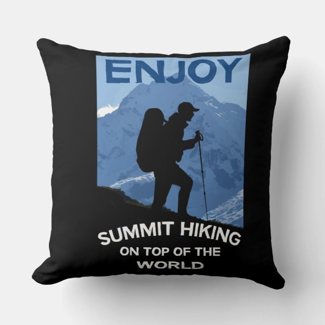 Toppbergen Hiking | Trekking | Mountain Mugg Kudde (Framsida)