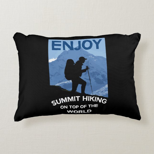 Toppbergen Hiking | Trekking | Mountain Mugg Prydnadskudde (Framsidan)