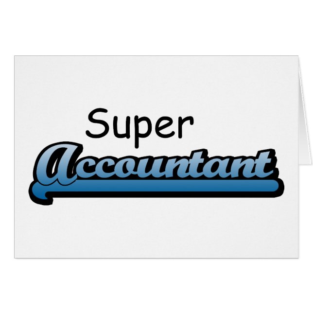 Toppen Accountant Hälsningskort (Framsidan Horizontal)