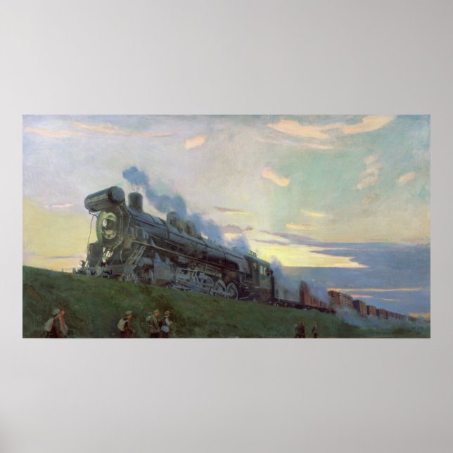 Toppen, ångmotor, 1935 poster (Framsidan)