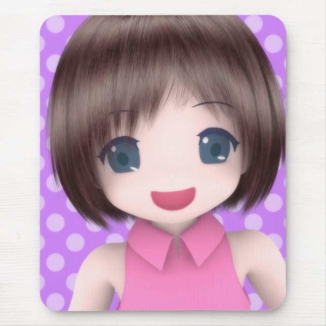 Toppen Anime Mousepad Musmatta (Framsidan)