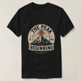 Toppen Är Bara Början Mountain Vintage Te T Shirt