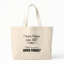 Toppen Artist Stached Glass Canvas Tote