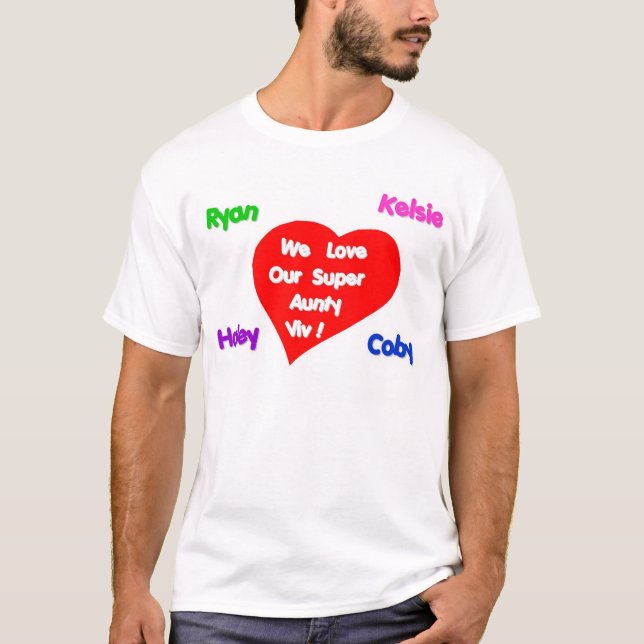 Toppen Aunty Viv Tee Shirt (Framsida)