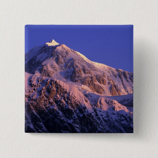Toppen av Denali Peak Mt. McKinley) vid Knapp (Framsida)
