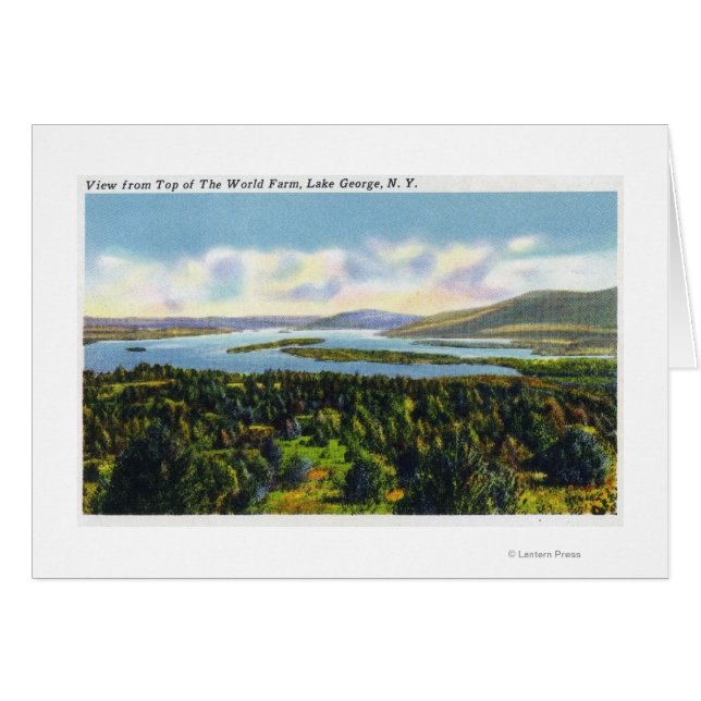 Toppen av världshandelsorganisationen Sjö Hälsningskort (Framsidan Horizontal)