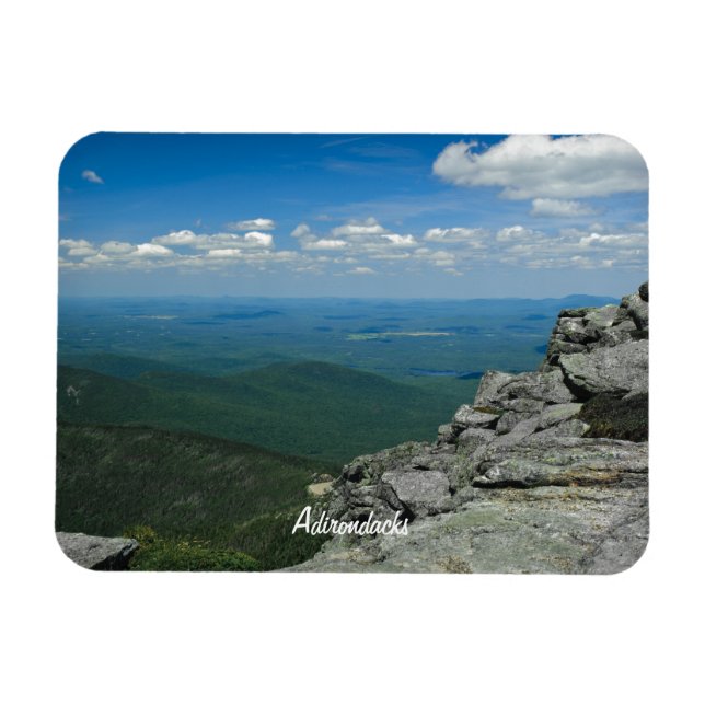 Toppen av Whiteface Mountain, Adirondacks, NY Magnet (Horisontell)