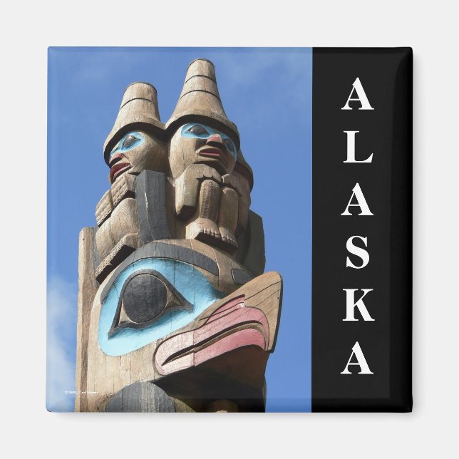 Toppen av World Alaska Magnet (Framsidan)