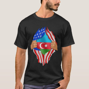 Toppen Azerbajdzjanskt kulturarv Azerbajdzjans röt T Shirt