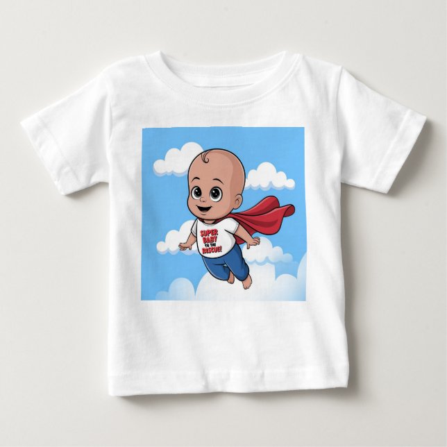 Toppen Baby till Räddingen! Baby Tshirt T Shirt (Framsida)