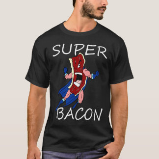 TOPPEN BACONMÖRK TEE SHIRT