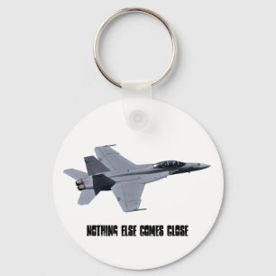 Toppen bålgeting Keychain för US-marin F-18 Nyckelring