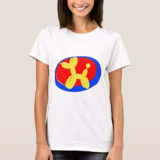 Toppen ballongvridning t-shirt